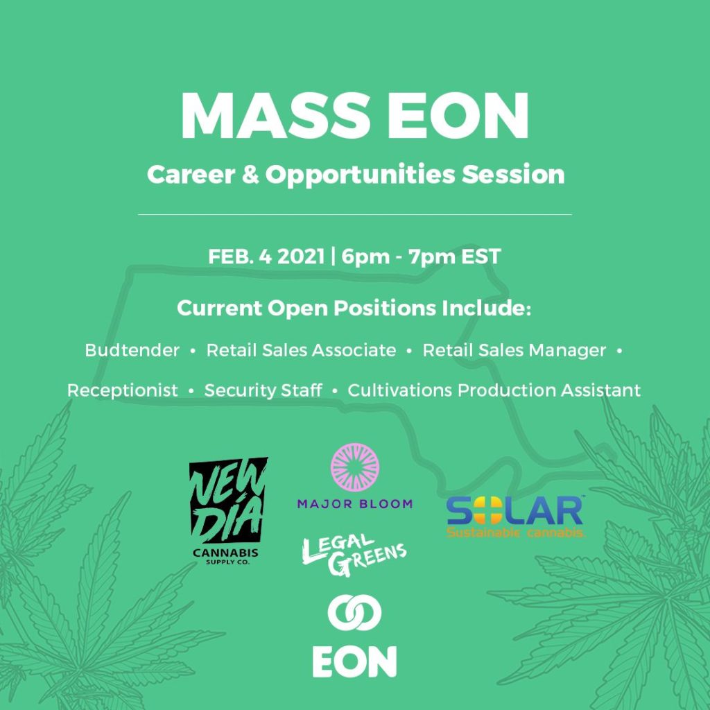 Mass EON Career & Opportunities Session 202102 flyer