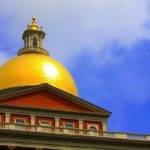 Beacon Hill Massachusetts State House Golden Dome