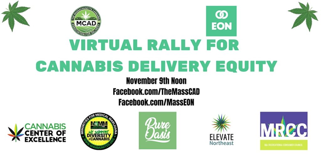 EON Virtual Rally for Cannabis Equity Nov 2020 flyer