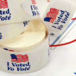 "I Voted, Yo Vote" sticker rolls