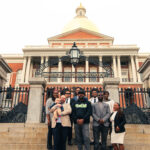 MCEC Members on State House steps