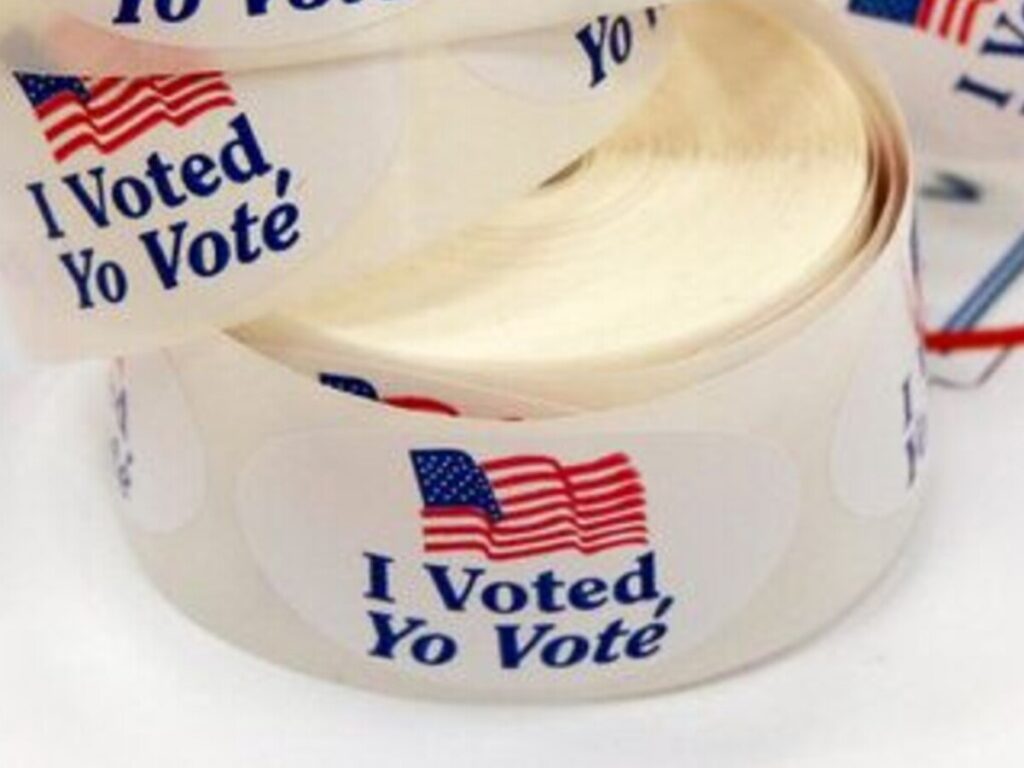 "I Voted" stickers